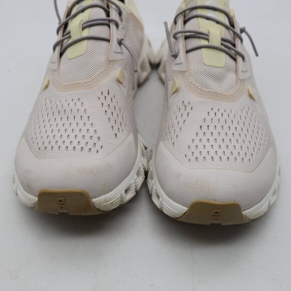 On Cloud 5 Coast Running Women's Size 7.5 Beige Sand Lace Up Cushion Casual - Picture 11 of 11